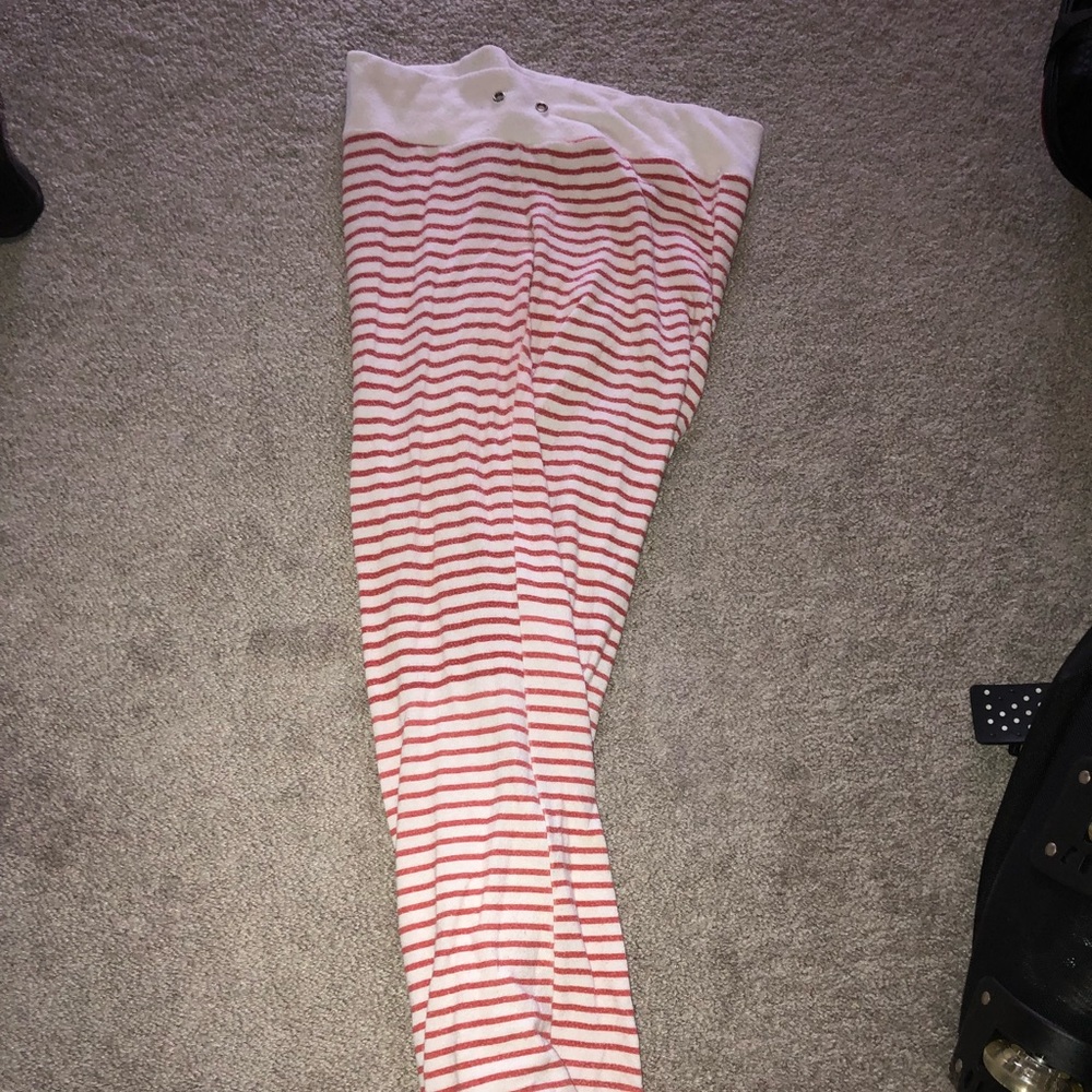 Wildfox red and white ‘malibu’ sweatpant